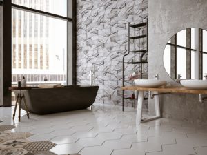 Four Functional Bathroom Flooring Options